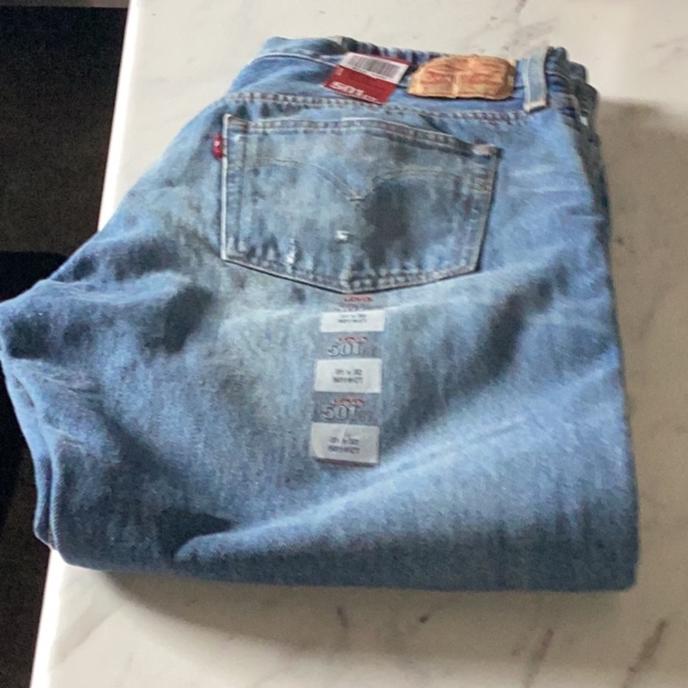 Levi's Blue Straight Leg Jeans Classic Denim